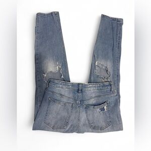 H&M Light Blue Distressed Skinny Jeans